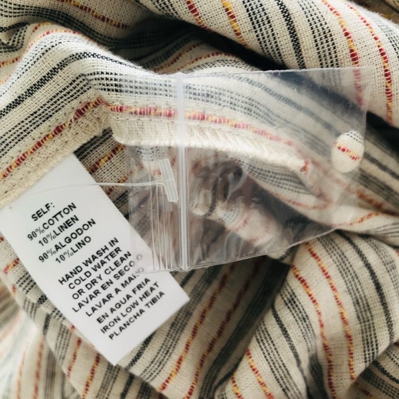 🔹NWOT🔹Mystic short sleeve striped Jumpsuit - Picture 7 of 7